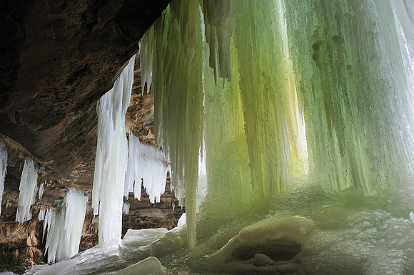 Eben Ice Curtains - Eben Junction, Michigan