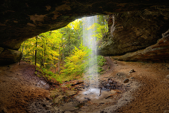 "Waterfalls Hideout" Memorial Falls, Munising, Michigan.