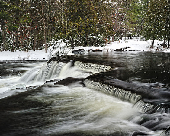 Winter at Bond Falls