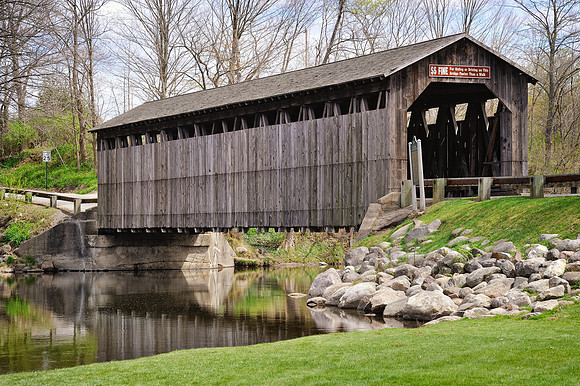 Fallasburg Covered Bridge early Spring