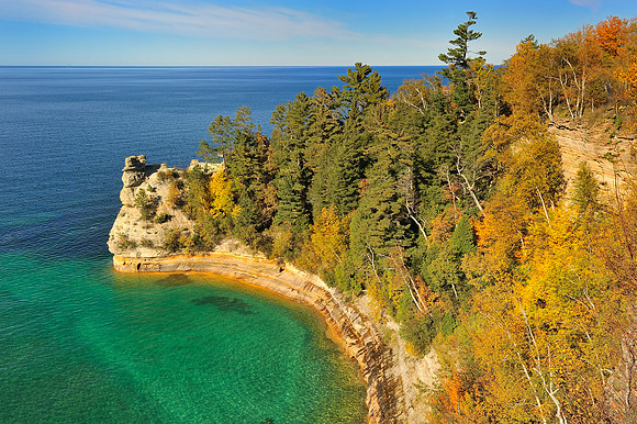"Miners Castle" Pictured Rocks National Lakeshore, Upper Michigan