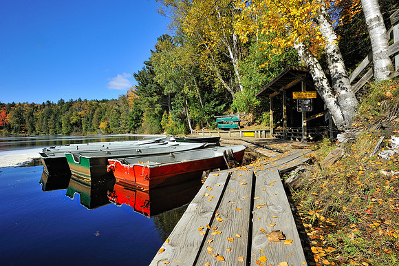 "The Fishing Hole" Autumn at Tahquamenon River, Tahquamenon Falls State Park, Upper Michigan