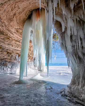Grand Island Ice Cave Crystal Palace