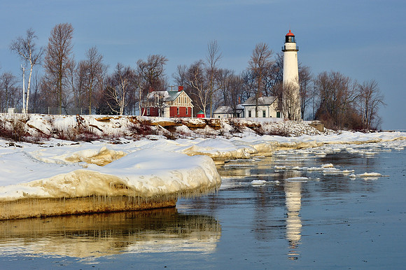Lighthouse Reflections"  Point Aux Barques Lighthouse