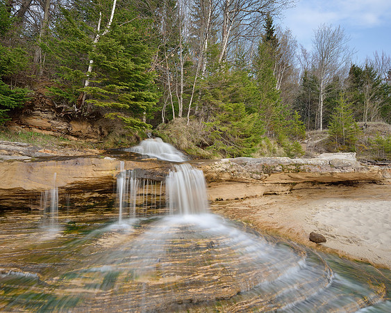 Sprintime at Elliot Falls, Pictured Rocks National Lakeshore