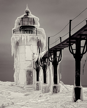 "Frozen Light" St. Joseph Lighthouse