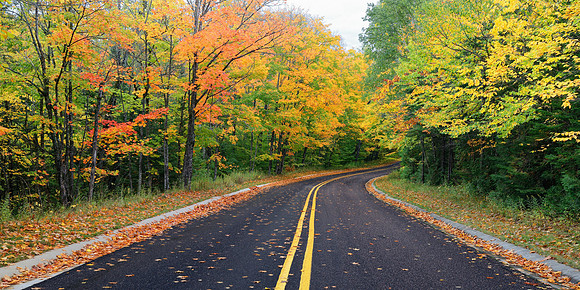 An Autumns Drive Miners Beach Road Pictured Rocks National Lakeshore
