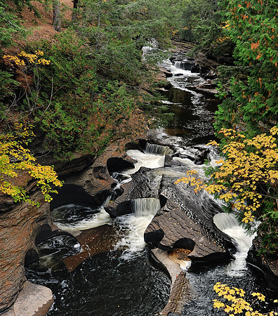 (Pot Holes)  Presque Isle river Porcupine Mountains Wilderness State Park
