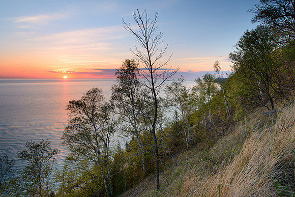 Green Point Dunes Sunset, Lake Michigan