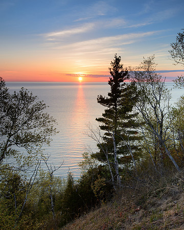 Green Point Dunes Sunset, Lake Michigan