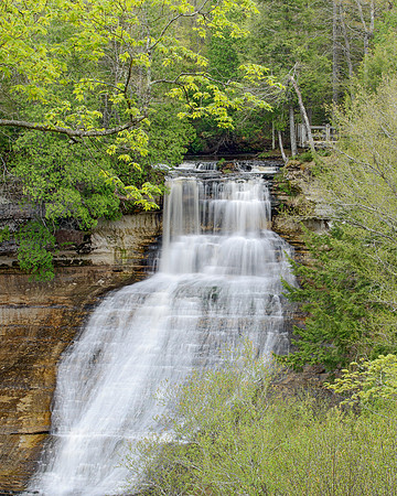 Springtime at Laughing Whitefish Falls