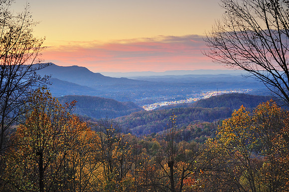 Smoky Mountain Sunset- Pigeon Forge Tennessee