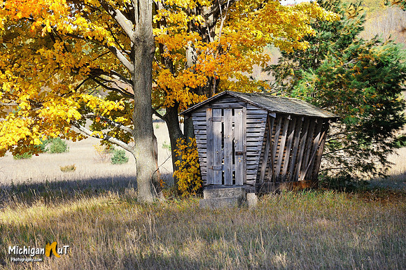 "The Old Corn-Crib"  Historic (Martin Basch Farm) Port Oneida, Sleeping Bear Dunes National Lakeshore