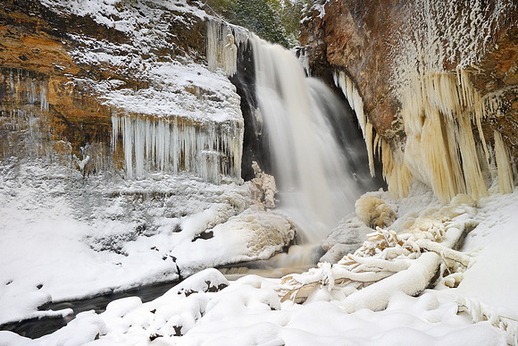 Winter at Miners Falls