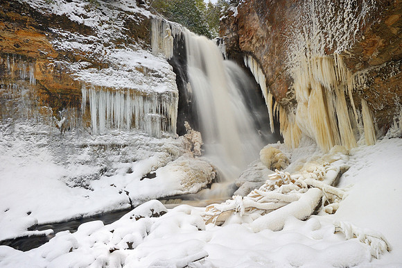 Winter at Miners Falls