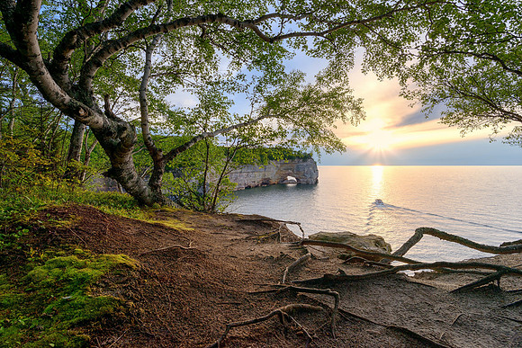 Grand Portal Point Sunset, Pictured Rocks National Lakeshore