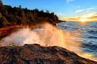 "Sunset Wave" Lake Superior near Munising, MI