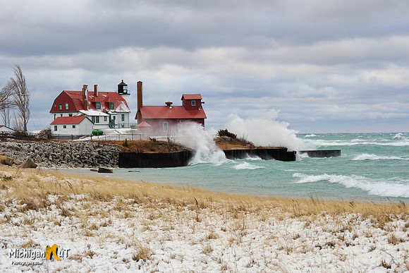 Winter at Point Betsie
