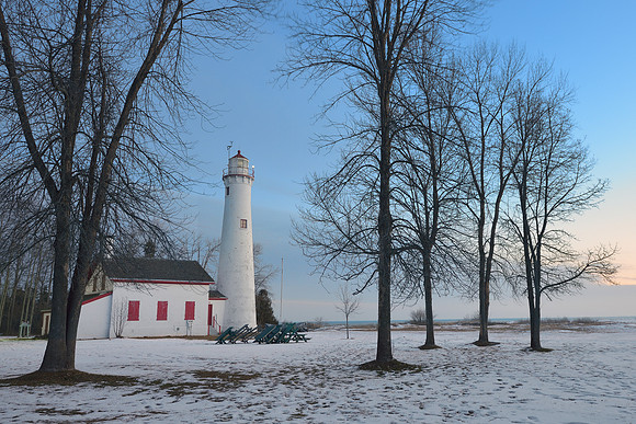 Sturgeon Point Lighthouse Winter 2013