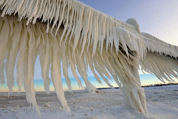 "gnarly Ice II'   St. Joseph Lighthouse