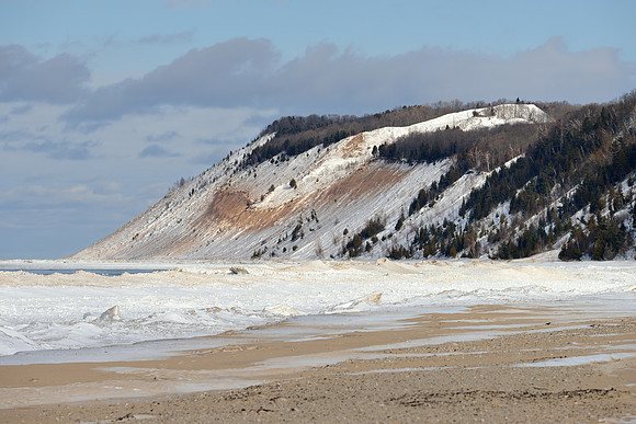 Winter at Empire Bluff| Sleeping Bear Dunes National Lakeshore