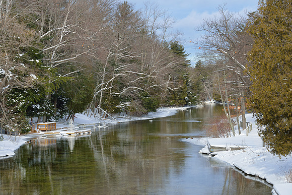 Winter on the Platte River, Sleeping Bear Dunes