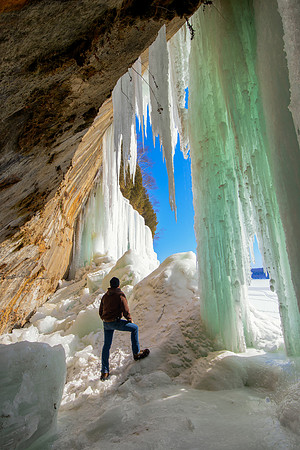 "A room with a view" Grand Island Ice curtains