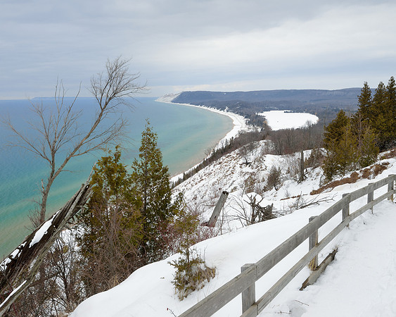 Winter at Empire Bluff - Sleeping Bear Dunes