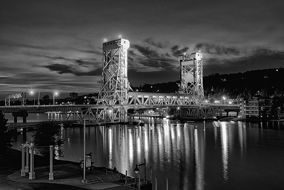 Portage Lake lift bridge, Houghton & Hancock, MI