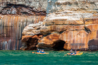 Kayakers-Pictured Rocks National Lakeshore