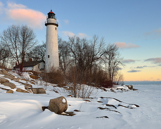 Point Aux barques lighthouse sunrise