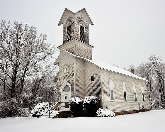 Old weathered Church ~ Elm Hall, Michigan