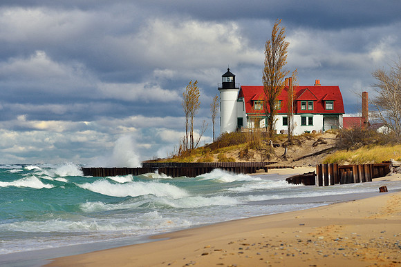 November Gale - Point Betsie Lighthouse