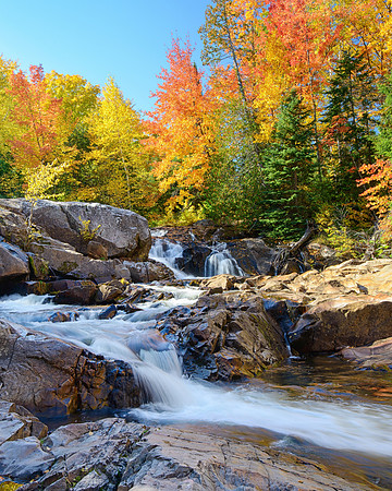 Yellow Dog Falls ablaze in fall colors
