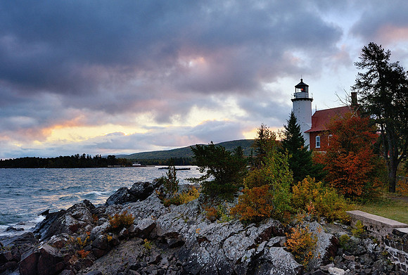 Dawn at Eagle Harbor Lighthouse