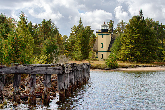 Mendota Lighthouse -  Bete Gris Light Station