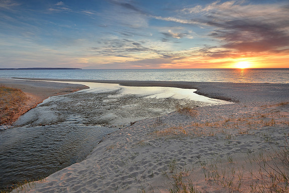 Mouth of the Otter Creek Sleeping Bear Dunes