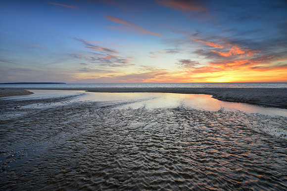 Platte Bay Sunset -Mouth of the Otter Creek