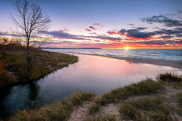 Sunset at Otter Creek, Sleeping Bear Dunes National Lakeshore