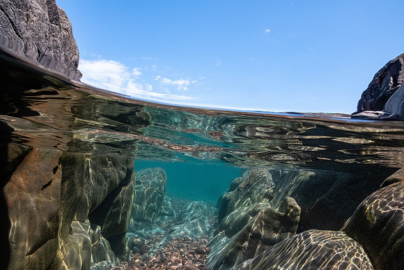 Underwater,  Lake Superior, Copper Harbor, Michigan