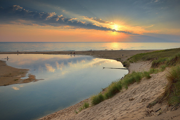 Bass Lake Outlet Pentwater Michigan