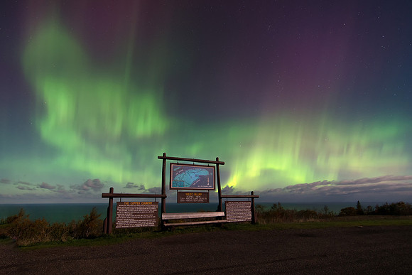 Northern Lights-Brockway Mountain-Michigan