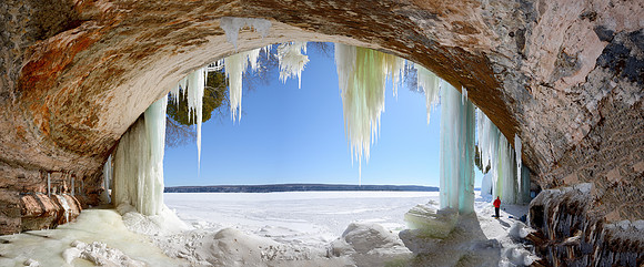 "Grand Island ice cave"