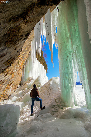 "A room with a view" Grand Island Ice curtains