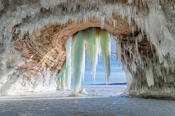 Grand Island Crystal Ice Cave