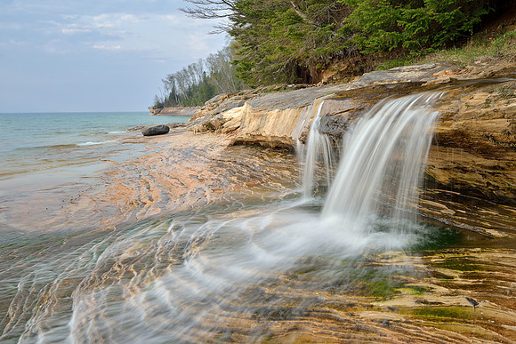 Elliot Falls Pictured Rocks National lakeshore
