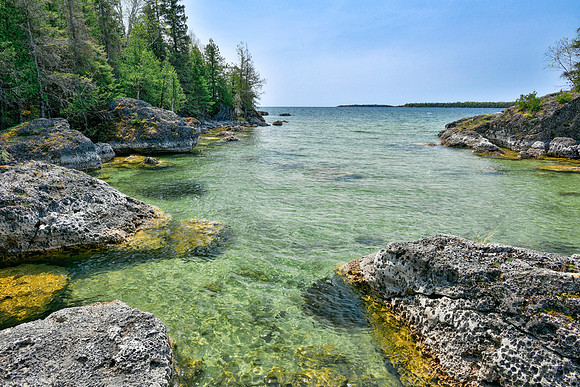 "Narnia" Lake Huron sunny cove.