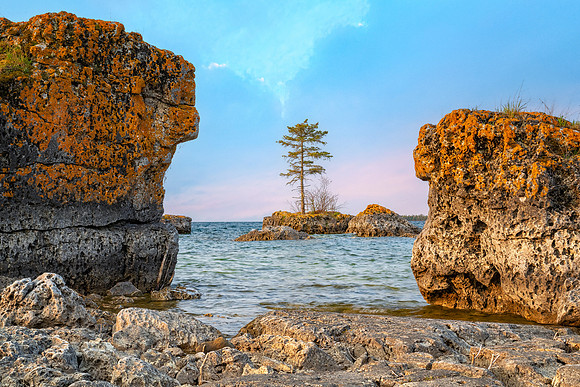 "The nature of things"  Lake Huron,  Les Cheneaux Islands
