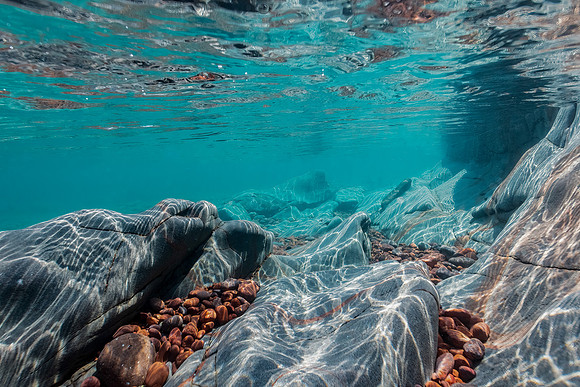 "Blue Lagoon" Lake Superior, Copper Harbor, Michigan