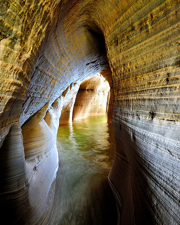 Miners Castle Cave, Pictured Rocks